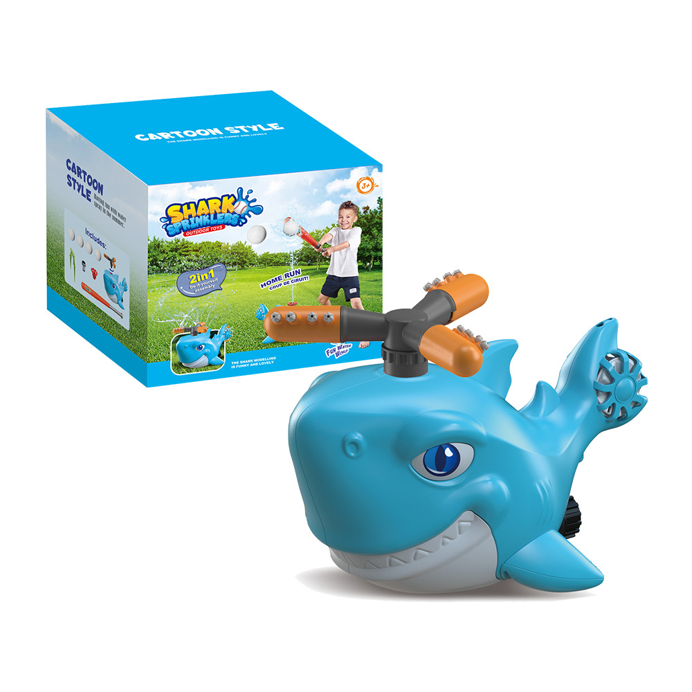 Kids Outdoor Yard Tools - Cartoon Haaien Sprinkler Buiten Tuin Water