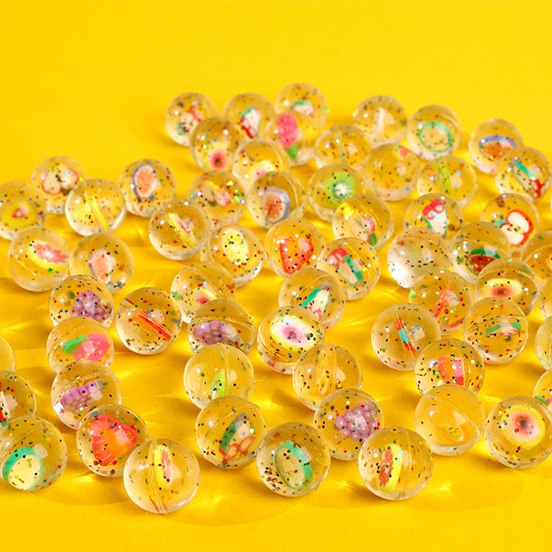 Kids Outdoor Easter Gifts - 10 Stuks Fruit Thema Glitter Transparante