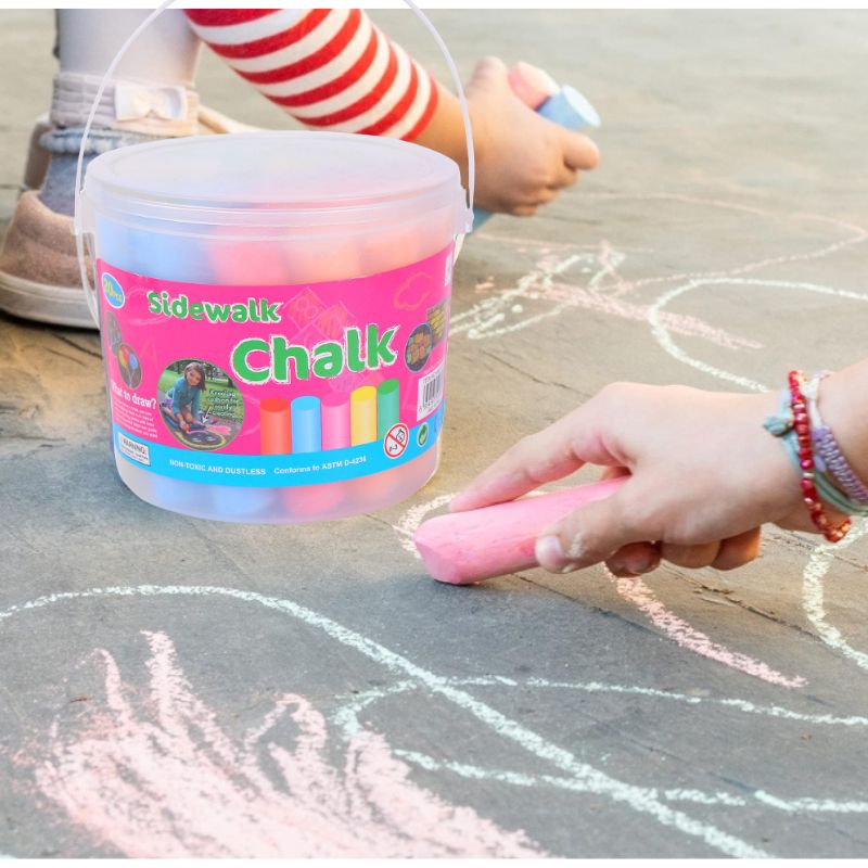 Chalk Outdoor Jumbo - Wasbaar Jumbo Stoepkleuren Krijt voor kinderen