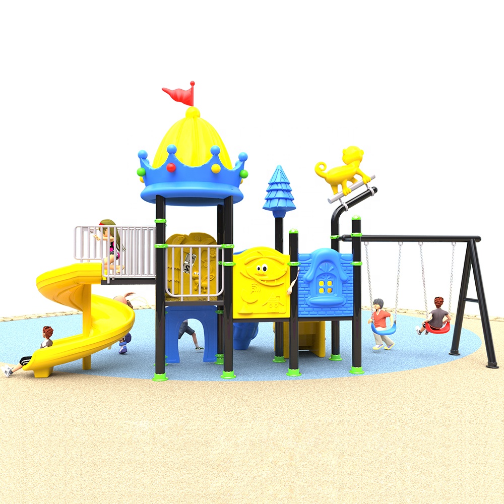 Kids Outdoor Swing Set With Slide - Multifunctionele kinderen groothandel kinderdagverblijf buiten speelruimte