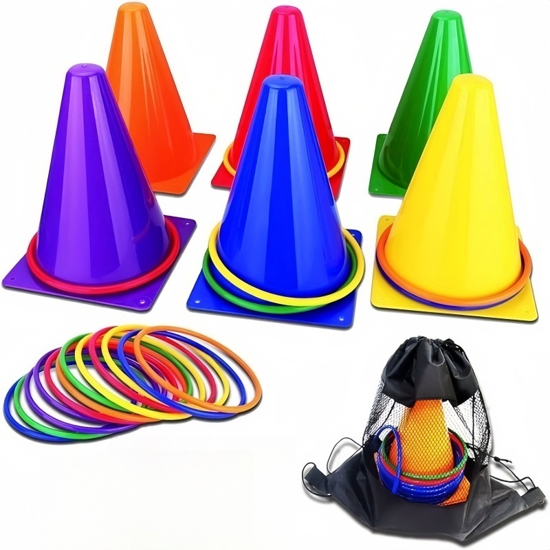 Kids Outdoor Yard Tools - 1Set Toss Kegels Ringen Party Game