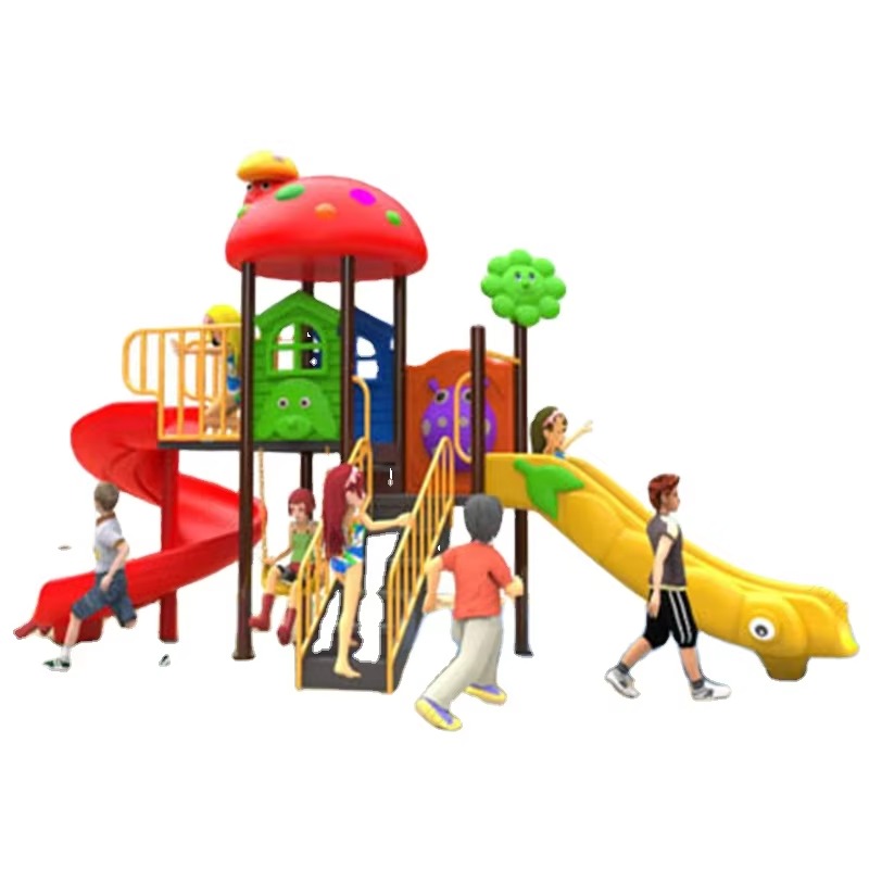 Kids Outdoor Equipment - Nieuwe design kinderattractiepark faciliteiten stalen buitenspeeltoestellen