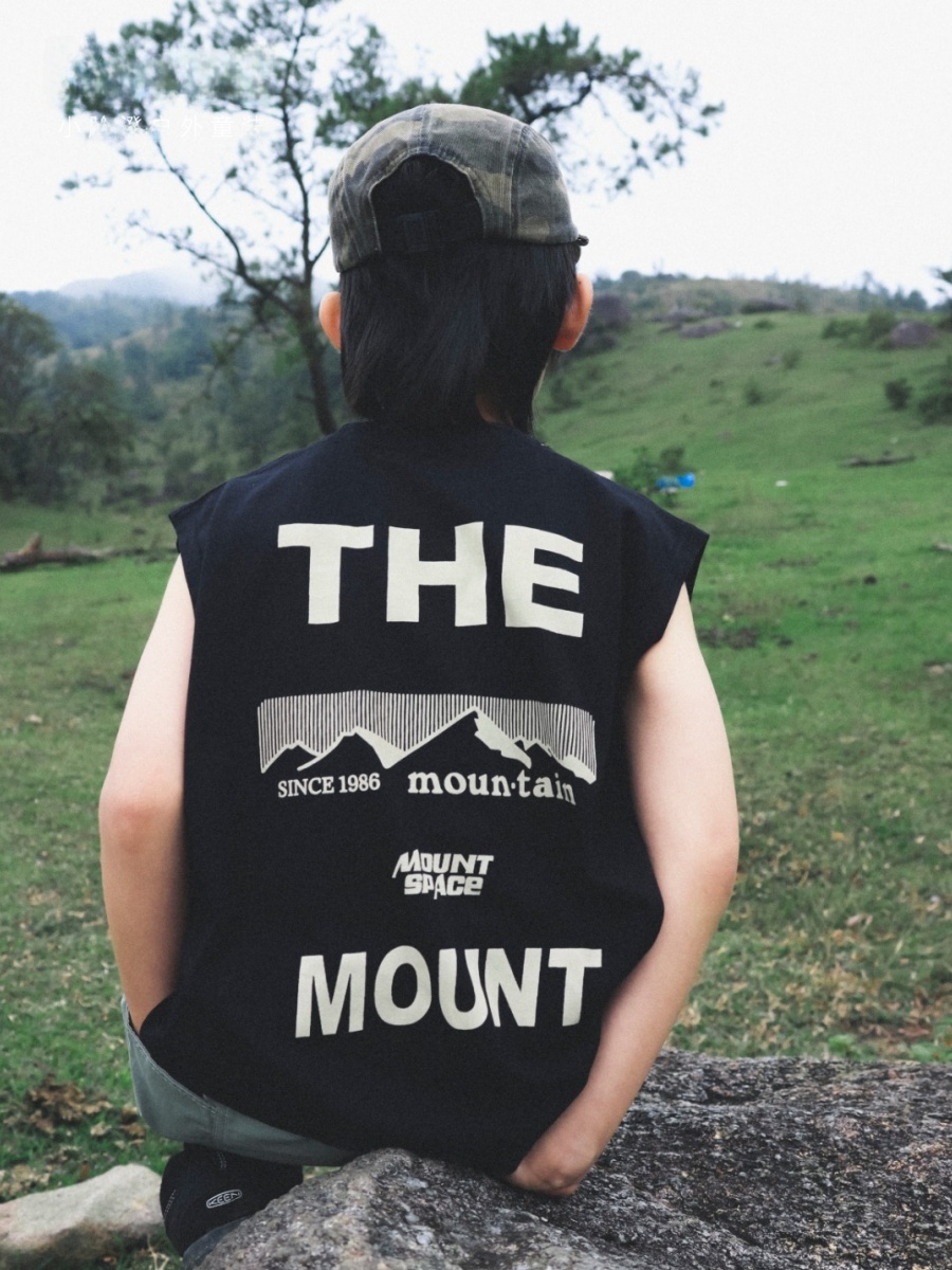 Kids Outdoor Vest - Facec Dun los mouwloos T-shirt van