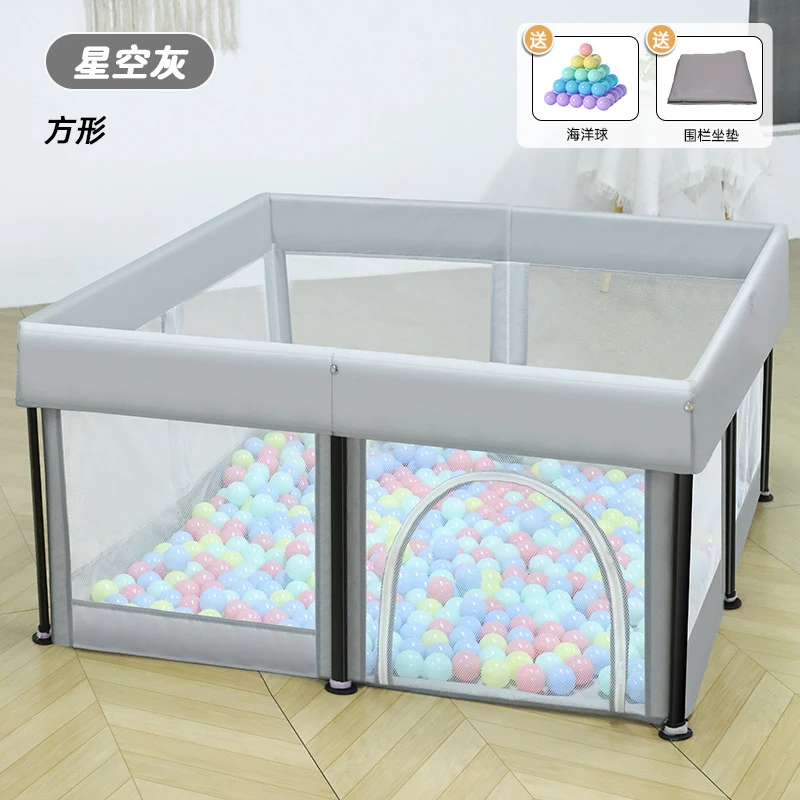 Kids Outdoor Yard Tools - Opvouwbare, gereedschapsloze babybox, anti-klim veiligheidshek voor