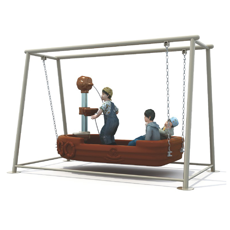 Kids Outdoor Equipment - Piratenschip Vorm Schommelstoel Buitenspeeltoestellen Achtertuin Schommelset