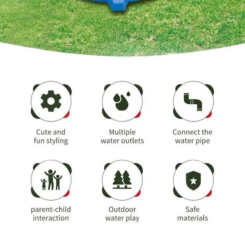 360 Graden Water Sprinkler Rot - Kids Outdoor Yard Tools recensie en prijs