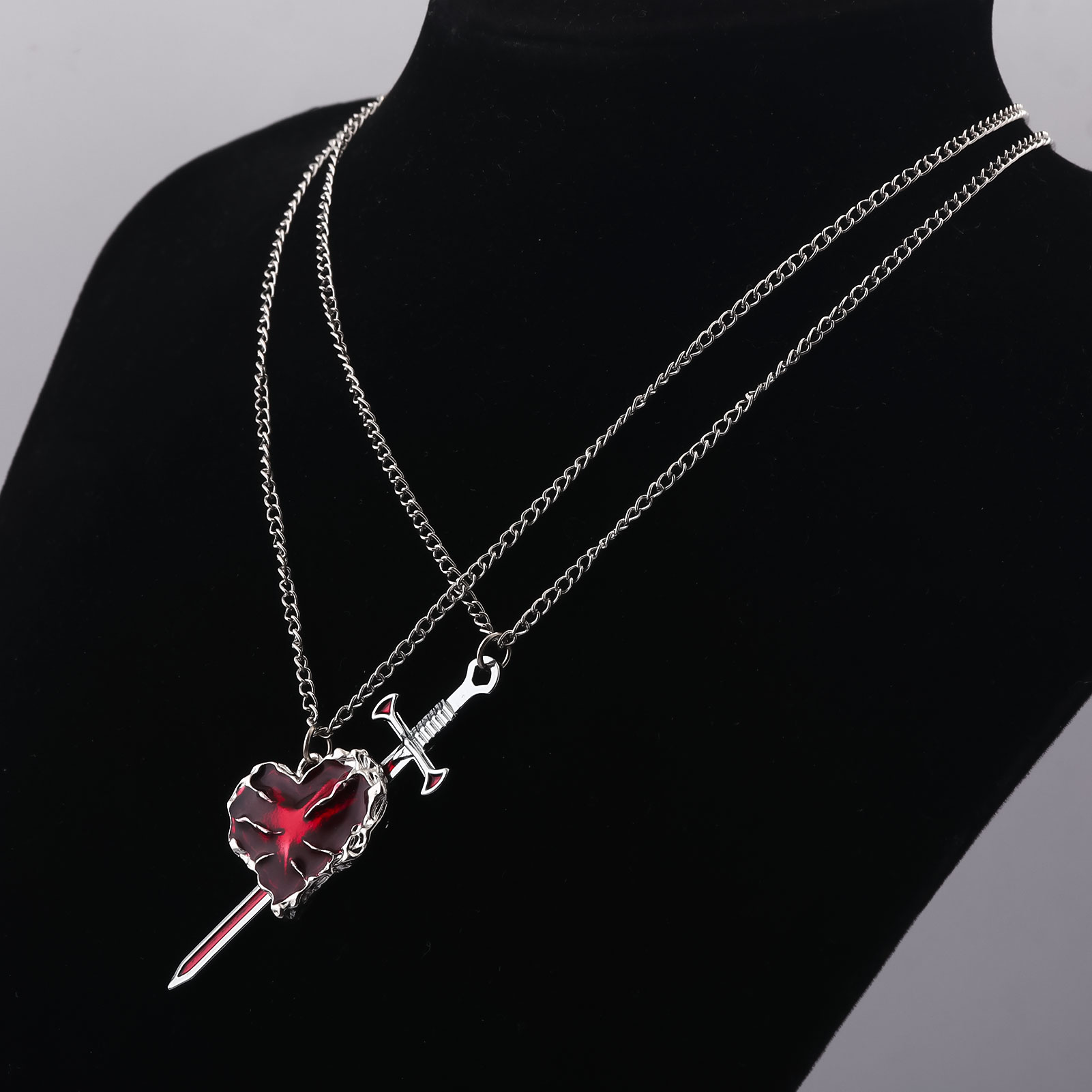 Nieuw Zwaard Hart Paar Ketting - Bubble Sword Wand recensie en prijs