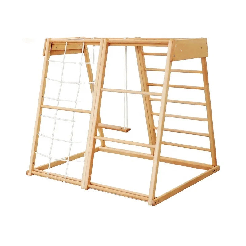 Kinderen Buiten Touwladder Kin - Kids Outdoor Wooden Climbing Frame recensie en prijs