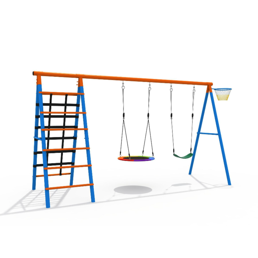 3-in-1 Kinderspeelset met scho - Kids Outdoor Swing Set With Slide recensie en prijs