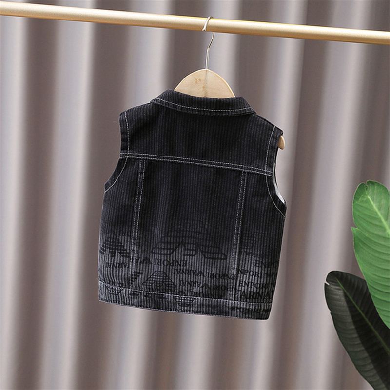 Jongen Zwart Denim Vest Lente  - Kids Outdoor Vest recensie en prijs