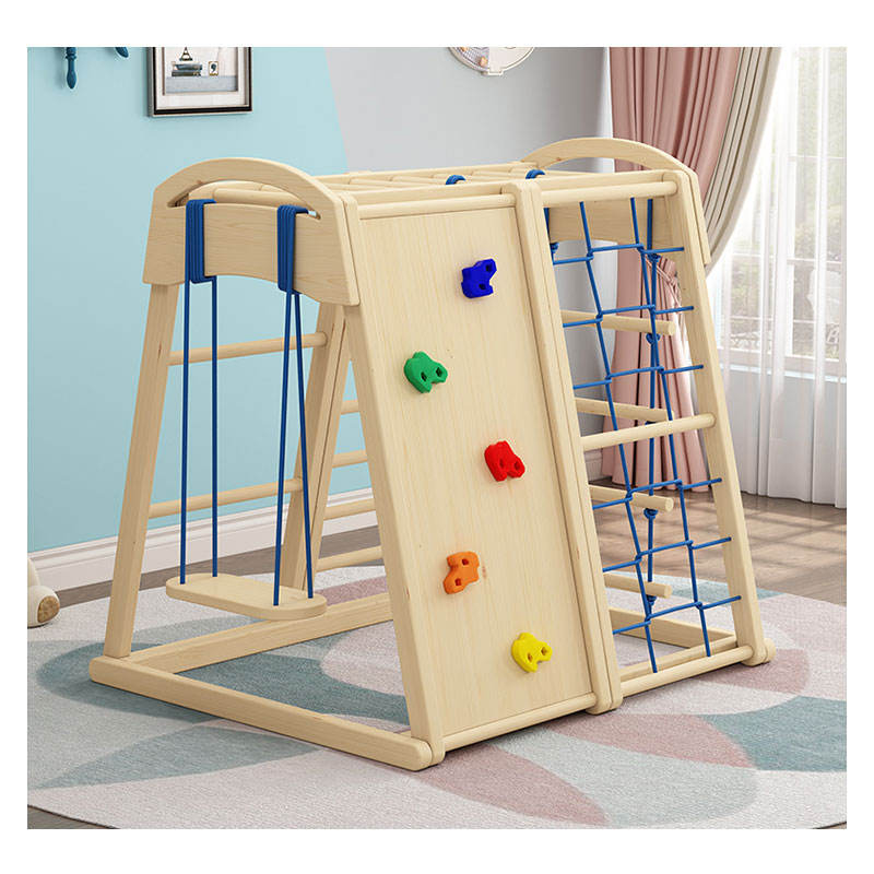 Indoor/outdoor houten klimrekk - Kids Outdoor Wooden Climbing Frame recensie en prijs