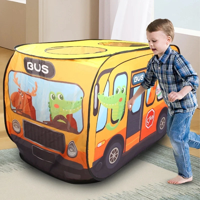 Cartoon dieren bus thema speel - Kids Outdoor Play Tent recensie en prijs