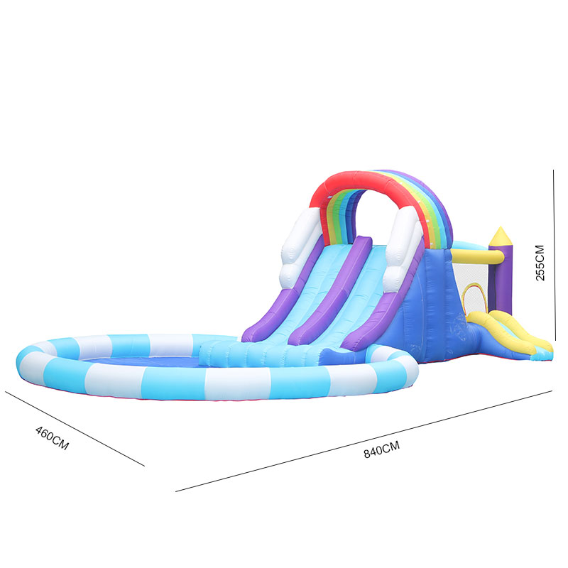 Reuze opblaasbare regenboogwat - Kids Outdoor Water recensie en prijs