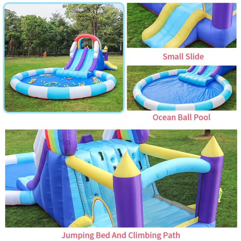 Reuze opblaasbare regenboogwat - Kids Outdoor Water recensie en prijs