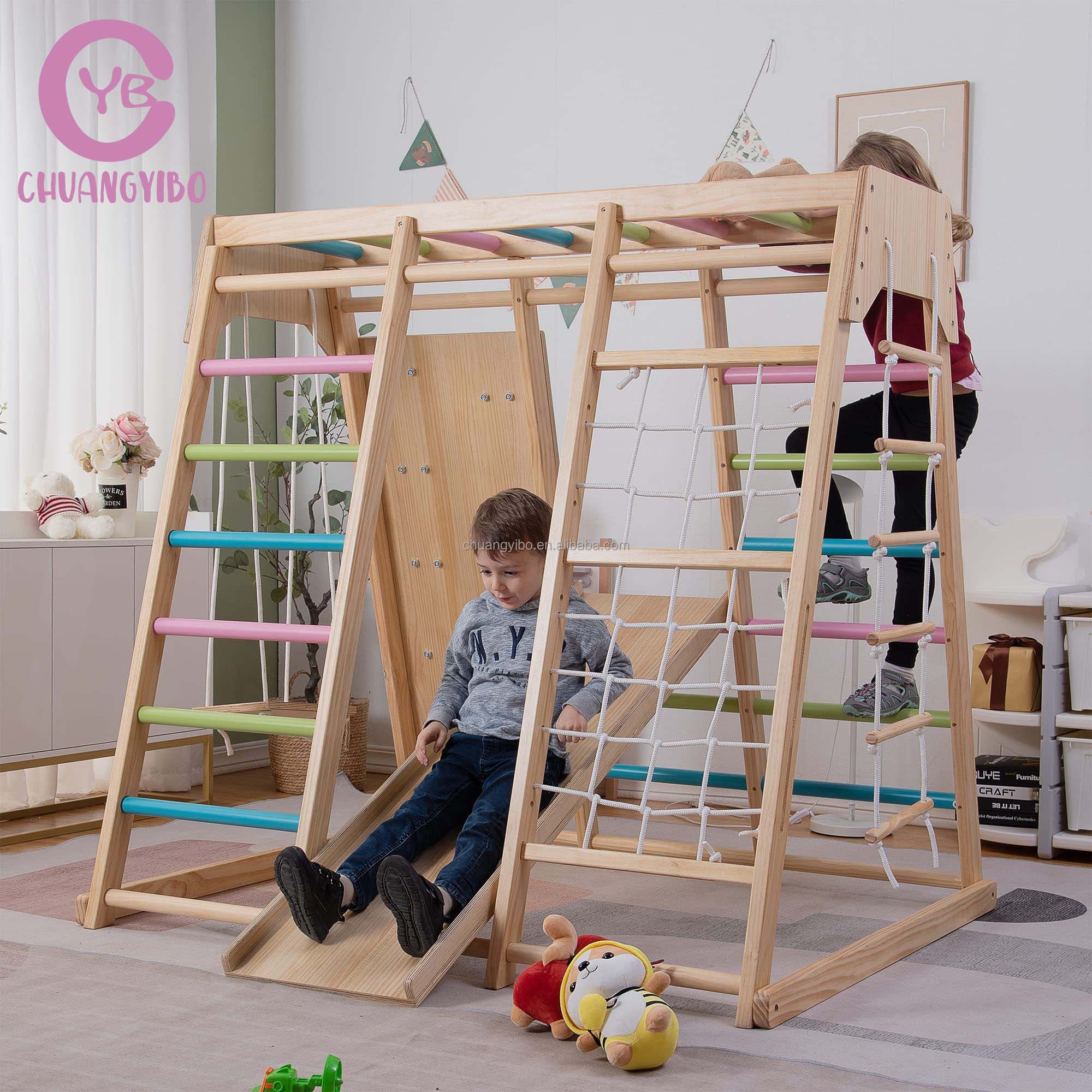 Klimwanden Attractieparkproduc - Kids Outdoor Swing Set With Slide recensie en prijs
