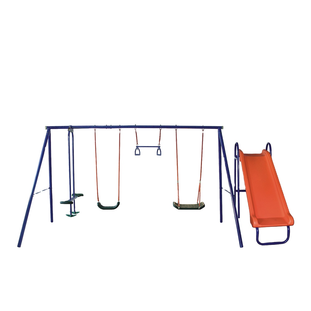Groothandel Goedkope Zes-Stati - Kids Outdoor Swing Set With Slide recensie en prijs