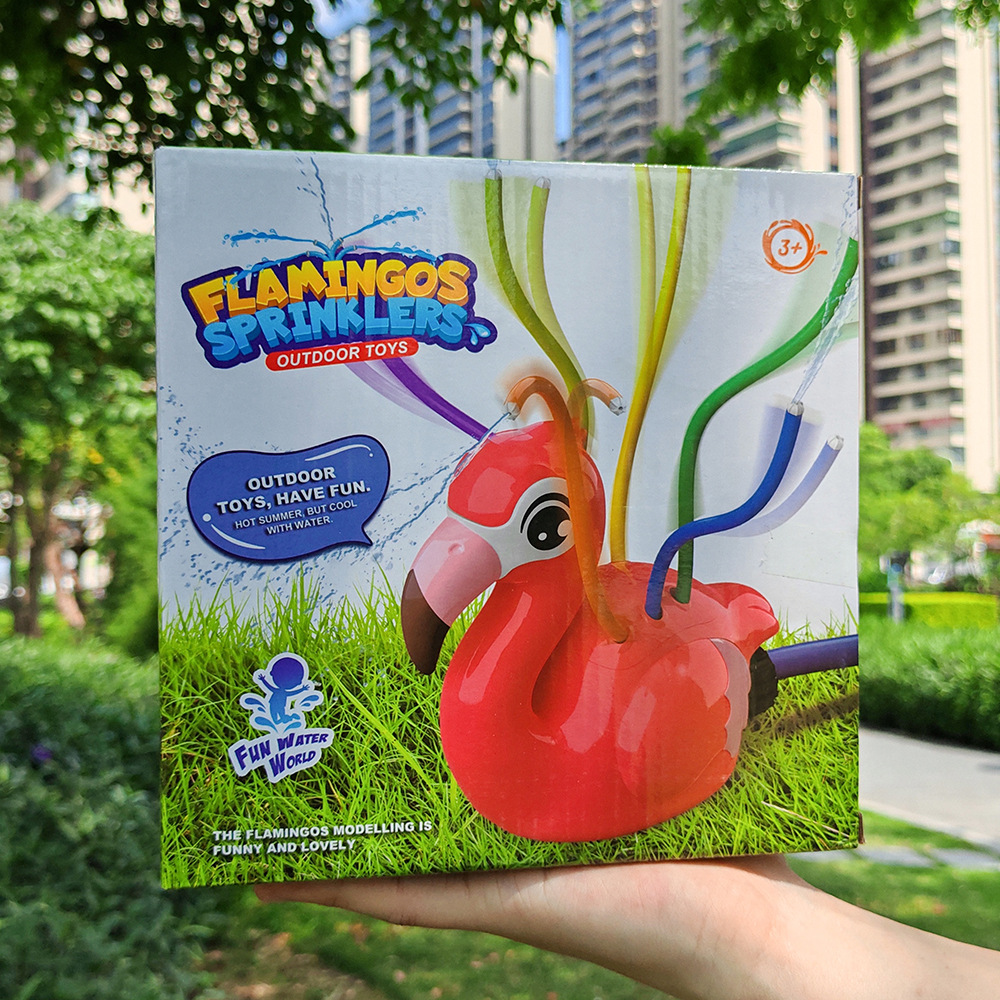Flamingo Cartoon Sprinkler Zom - Kids Outdoor Yard Tools recensie en prijs
