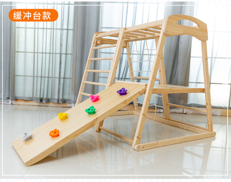 Klimrek voor kinderen, binnen  - Kids Outdoor Wooden Climbing Frame recensie en prijs
