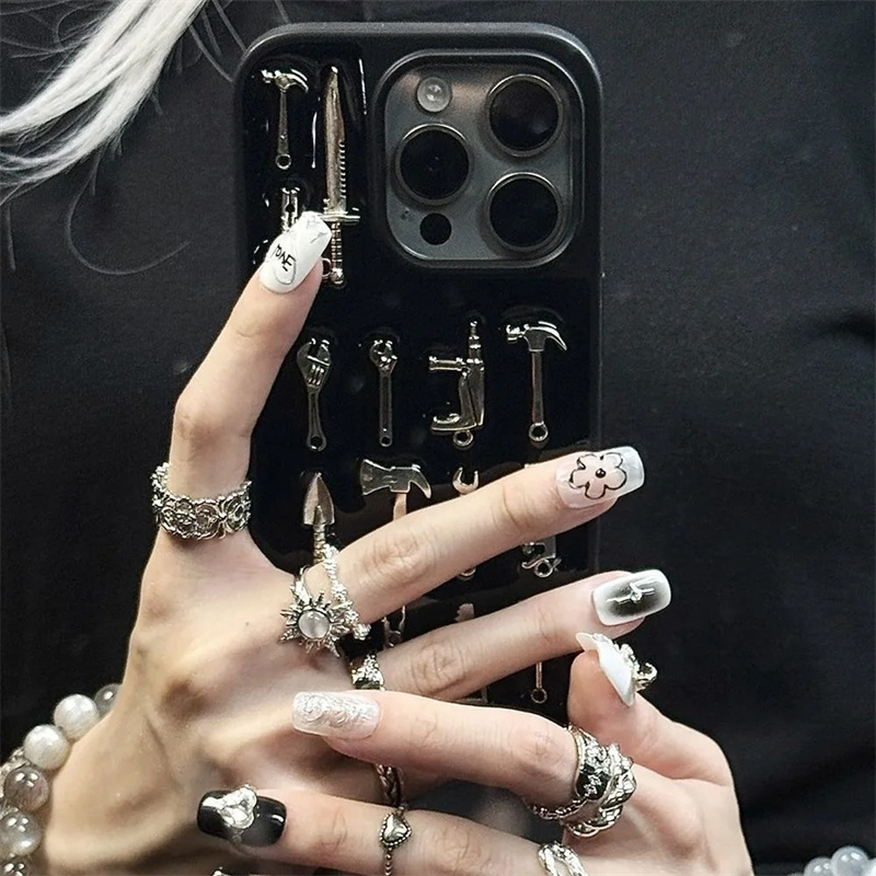Luxe mini metalen telefoonhoes - Bubble Sword Wand recensie en prijs