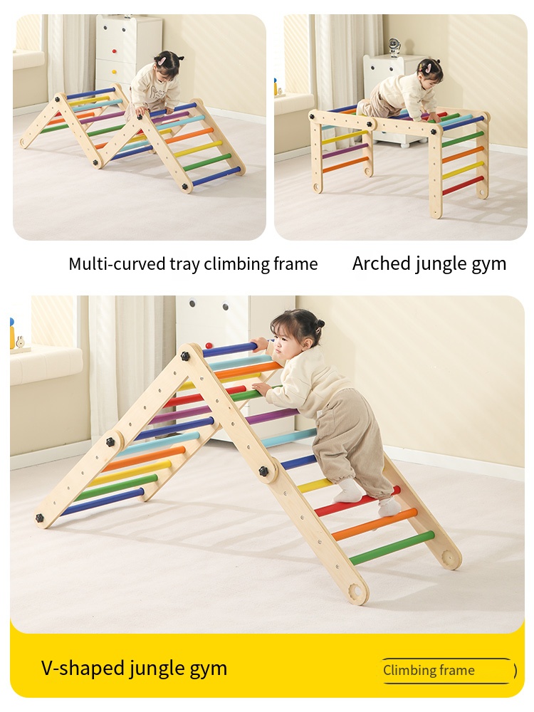 Klimrek voor kinderen, houten  - Kids Outdoor Wooden Climbing Frame recensie en prijs