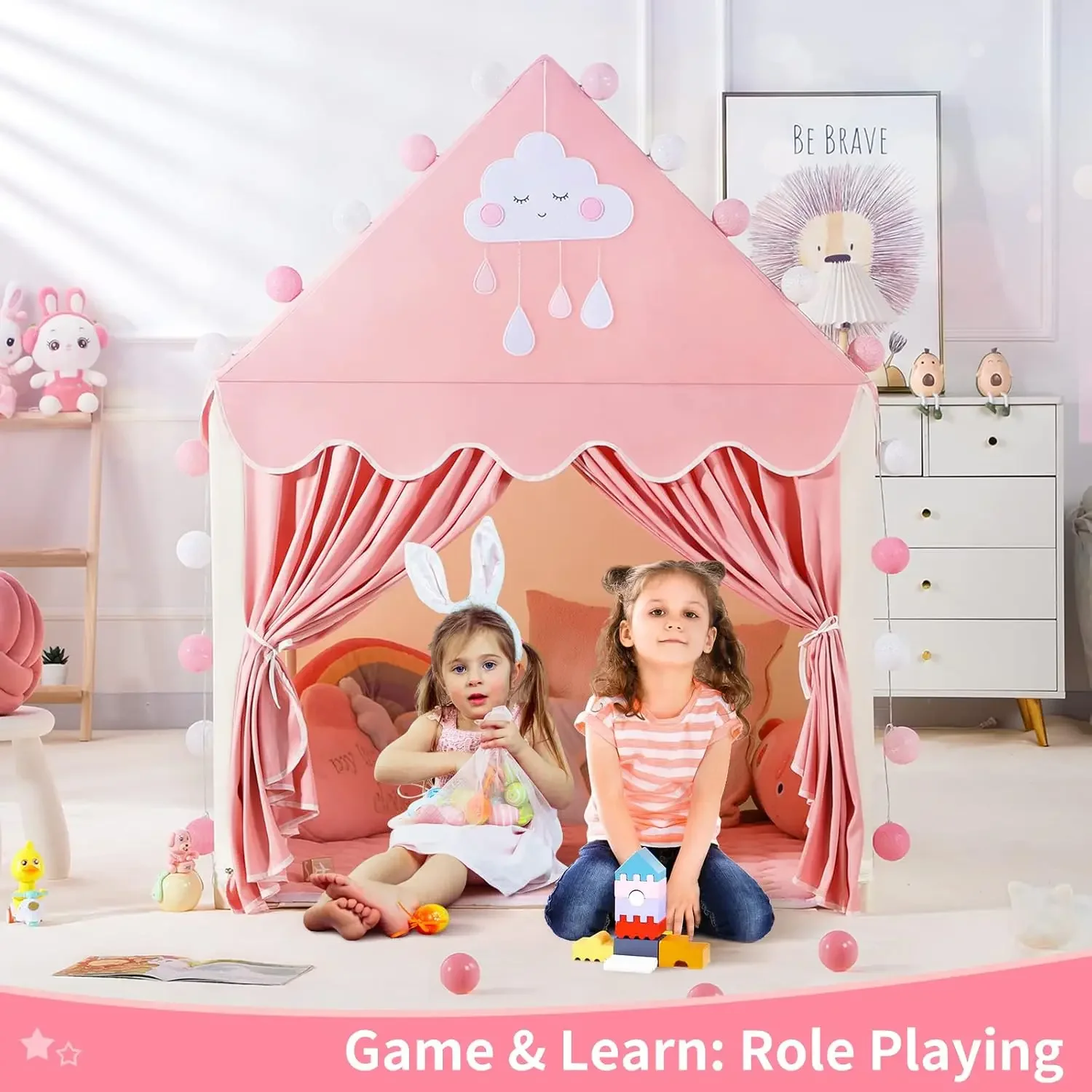 Kinderen spelen tent prinses k - Kids Outdoor Play Tent recensie en prijs