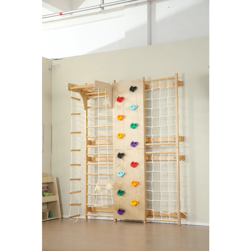 Indoor klimrek voor kinderen,  - Kids Outdoor Wooden Climbing Frame recensie en prijs