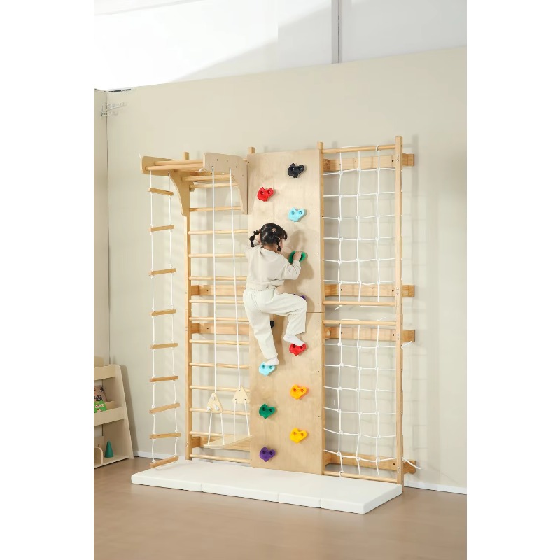 Indoor klimrek voor kinderen,  - Kids Outdoor Wooden Climbing Frame recensie en prijs