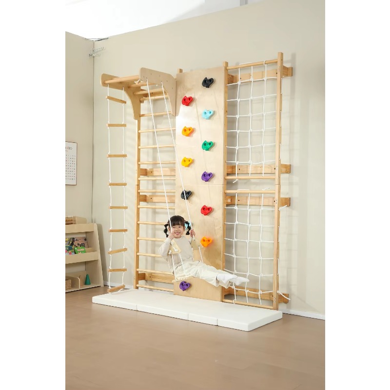 Indoor klimrek voor kinderen,  - Kids Outdoor Wooden Climbing Frame recensie en prijs