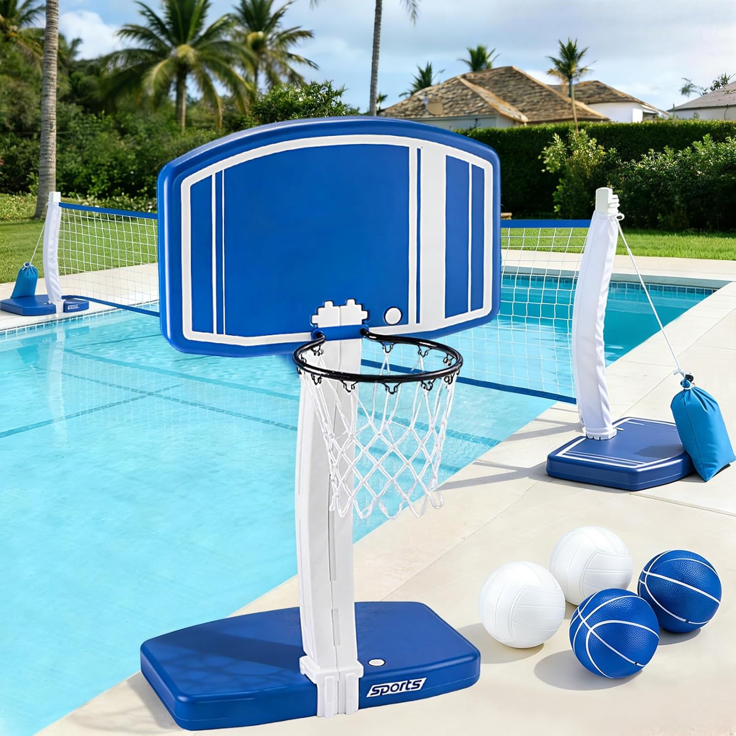 Bovengrondse zwembad basketbal - Kids Outdoor Water recensie en prijs