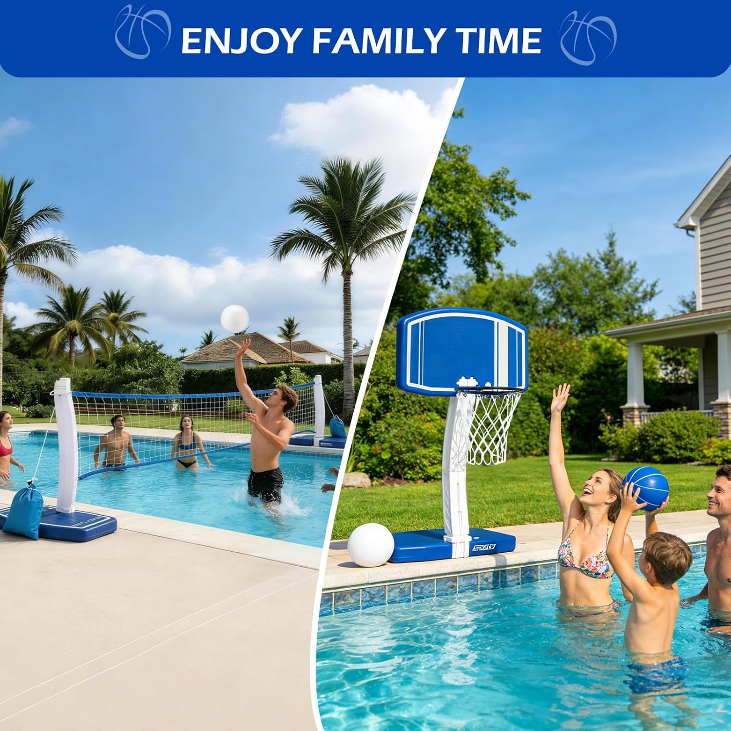 Bovengrondse zwembad basketbal - Kids Outdoor Water recensie en prijs