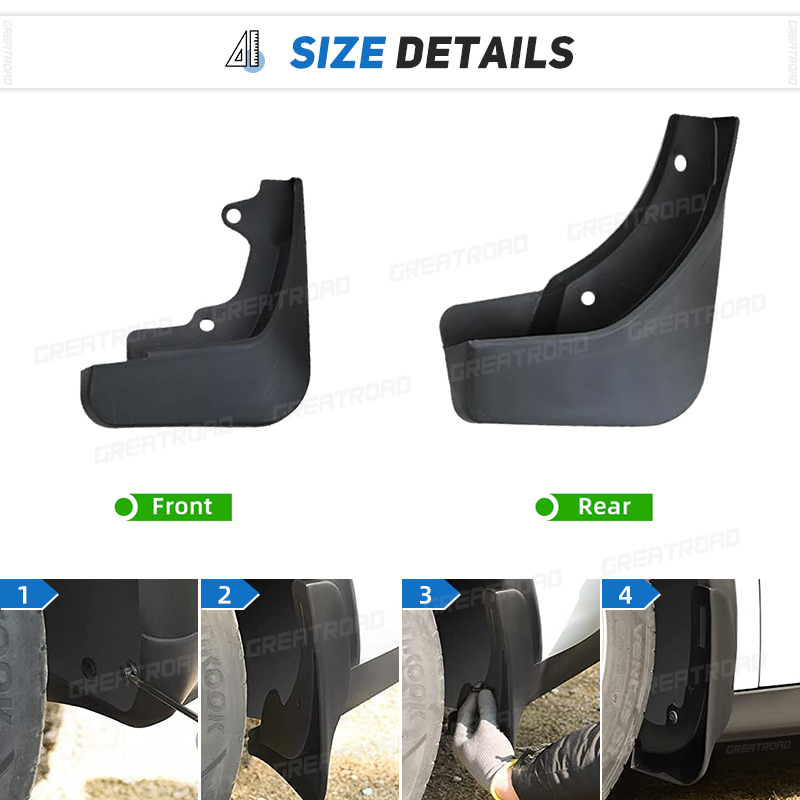 4 Stuks Splash Guard Set Voor  - Muddy Puddle Suit recensie en prijs