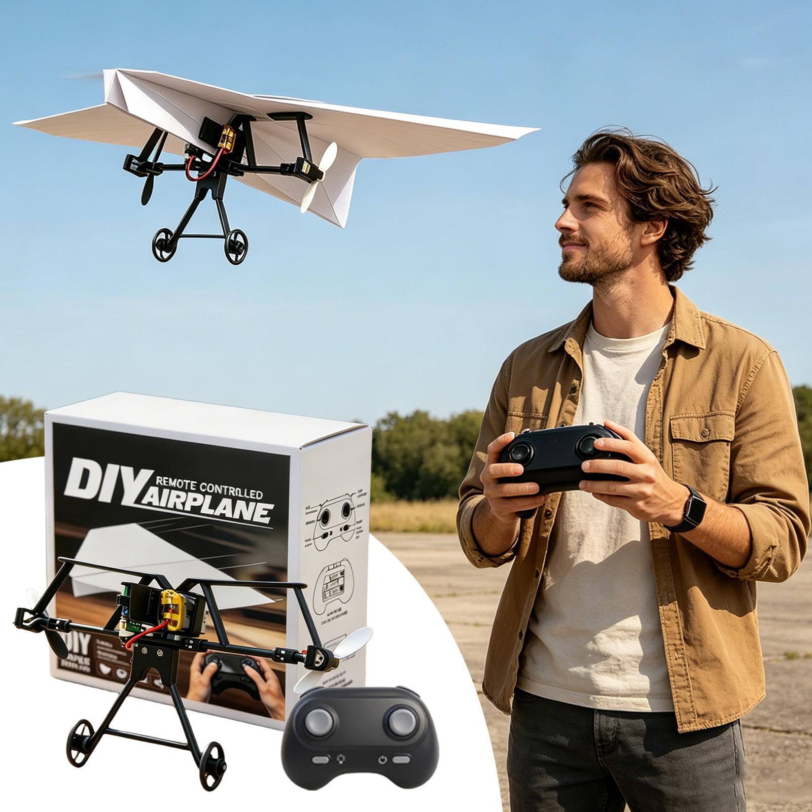 DIY RC Papieren Vliegtuig Kit  - Kids Outdoor Exercise Equipment recensie en prijs