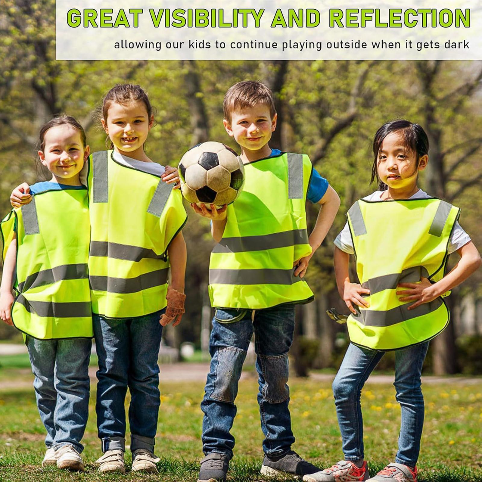 10 stks Kinderen Reflecterend  - Kids Outdoor Vest recensie en prijs