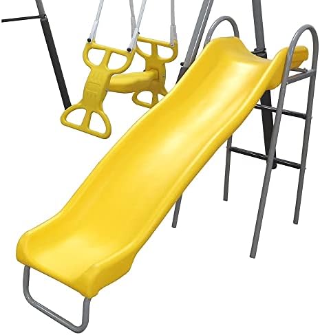 Sun Playground Metal A Fe Kind - Kids Outdoor Swing Set With Slide recensie en prijs