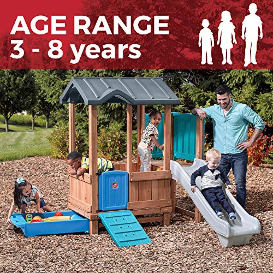 Woodland Adventure Speelhuis & - Kids Outdoor Swing Set With Slide recensie en prijs