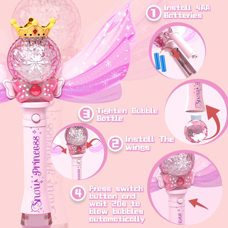 Princess Angel Wing Bubble Wan - Bubble Sword Wand recensie en prijs
