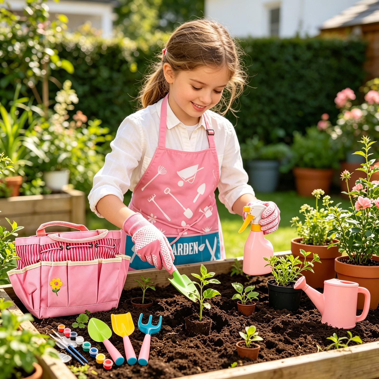 Tuinierenset voor kinderen Lic - Kids Outdoor Yard Tools recensie en prijs