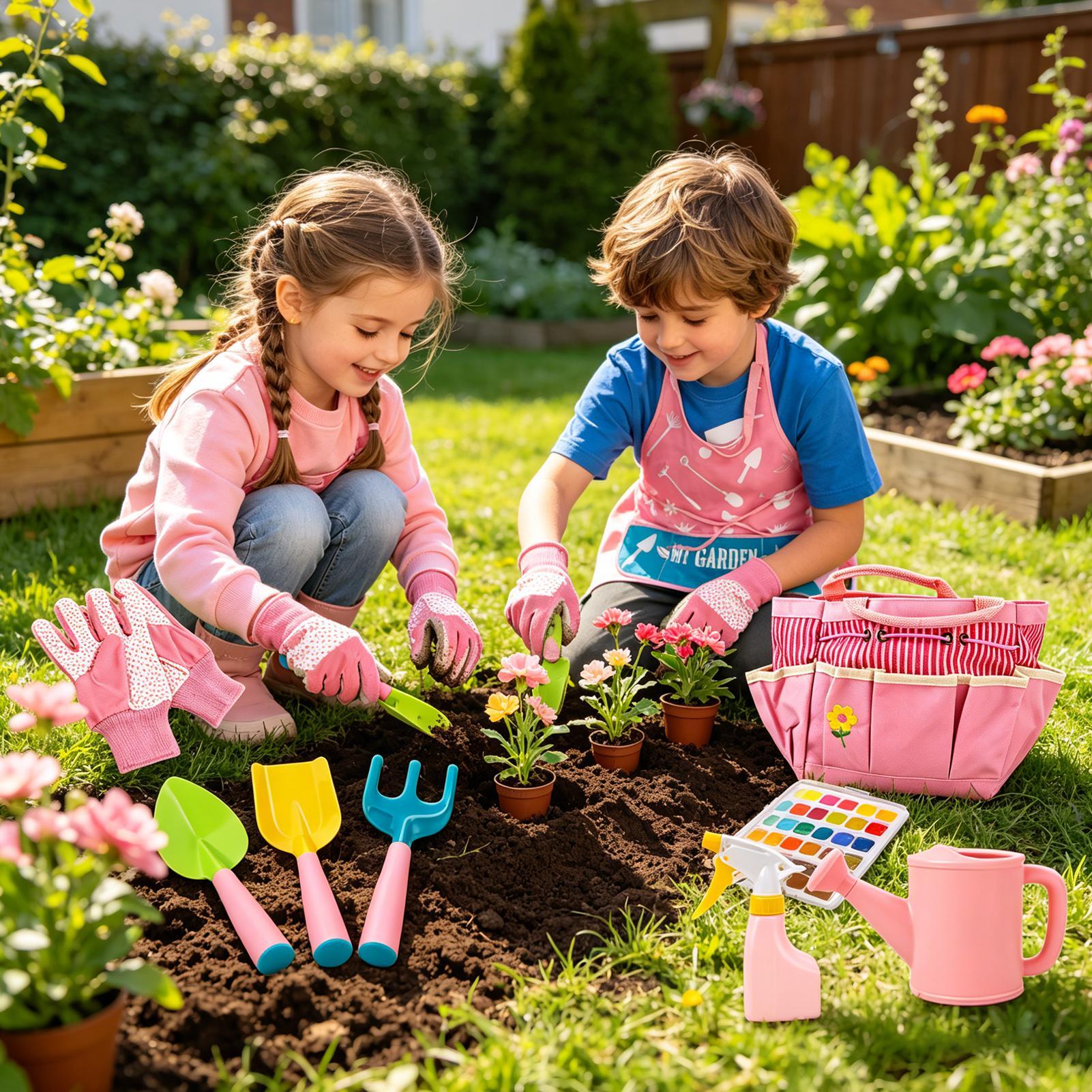 Tuinierenset voor kinderen Lic - Kids Outdoor Yard Tools recensie en prijs
