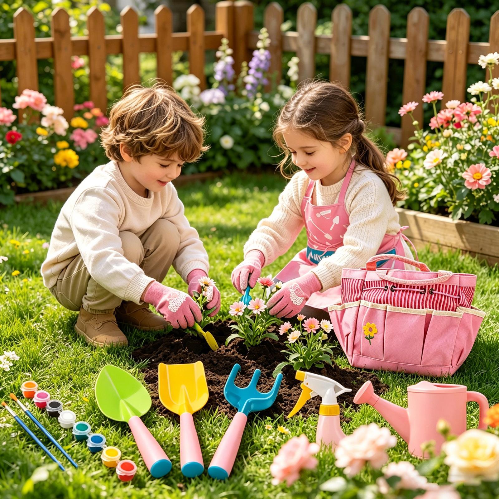 Tuinierenset voor kinderen Lic - Kids Outdoor Yard Tools recensie en prijs