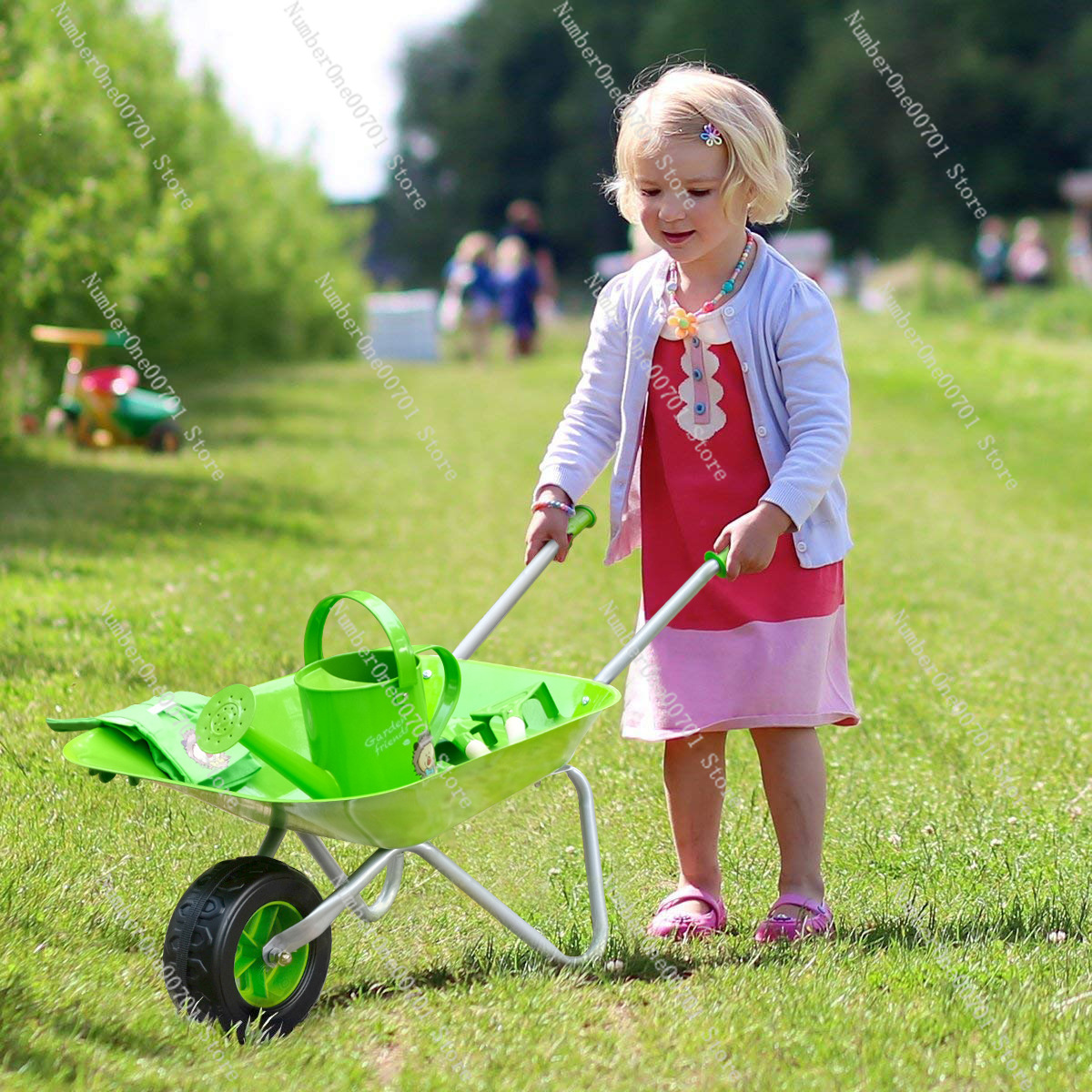 Kinderbuitenwielkar, groene tu - Kids Outdoor Play recensie en prijs