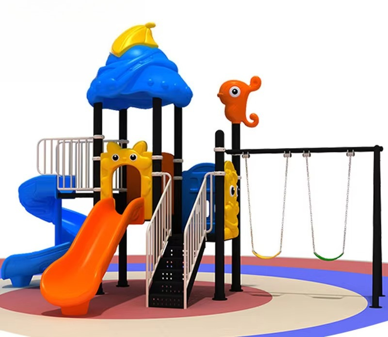 Grote duurzame kunststof kinde - Kids Outdoor Swing Set With Slide recensie en prijs