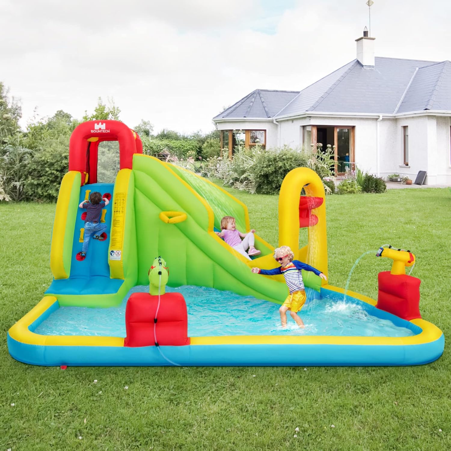 Mega Opblaasbaar Waterpark Spr - Kids Outdoor Water recensie en prijs
