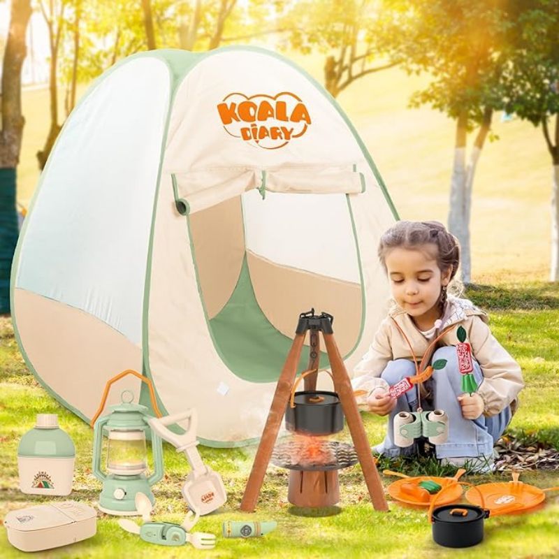 Campingset voor kinderen Peute - Kids Outdoor Play Tent recensie en prijs