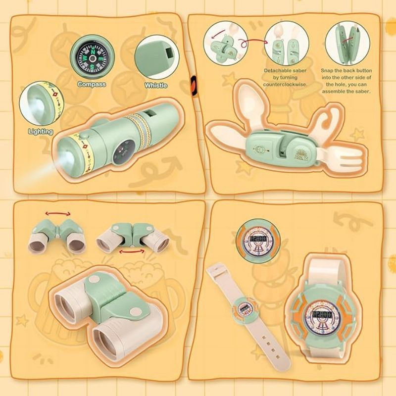 Campingset voor kinderen Peute - Kids Outdoor Play Tent recensie en prijs