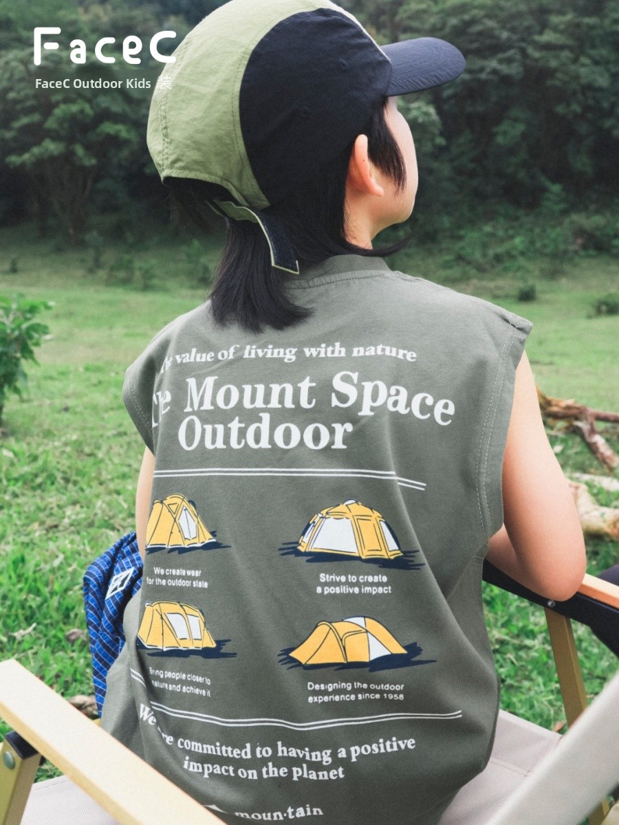 Facec Dun los mouwloos T-shirt - Kids Outdoor Vest recensie en prijs