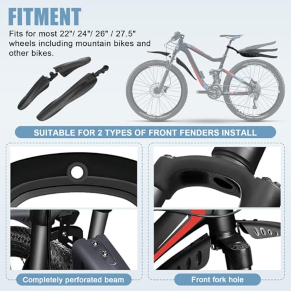 Fiets Spatbordset Voor & Achte - Muddy Puddle Suit recensie en prijs