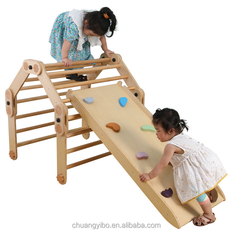 Klimrek voor kinderen, binnen  - Kids Outdoor Wooden Climbing Frame recensie en prijs