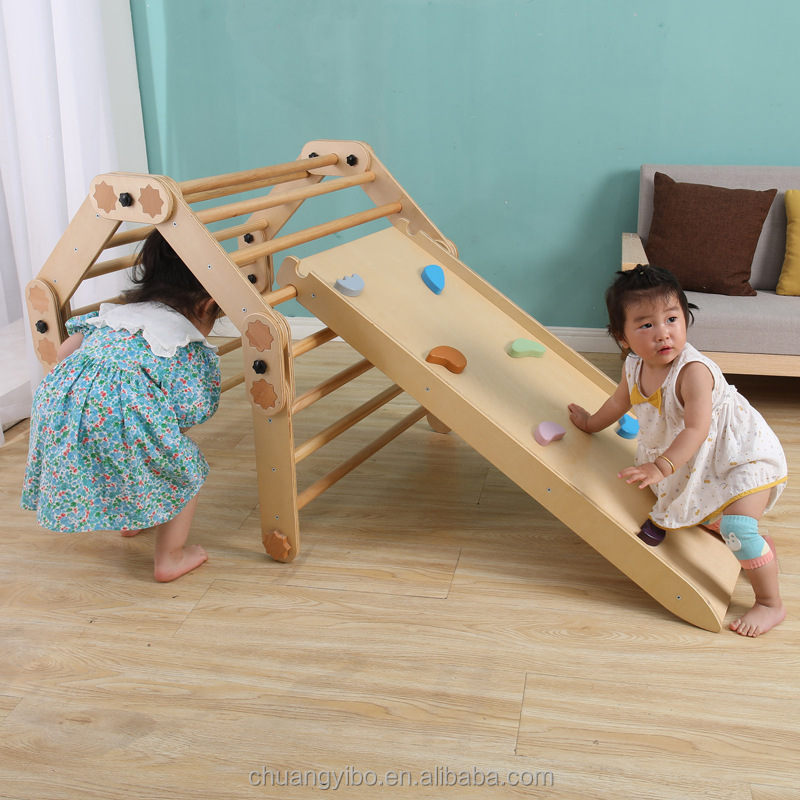 Klimrek voor kinderen, binnen  - Kids Outdoor Wooden Climbing Frame recensie en prijs