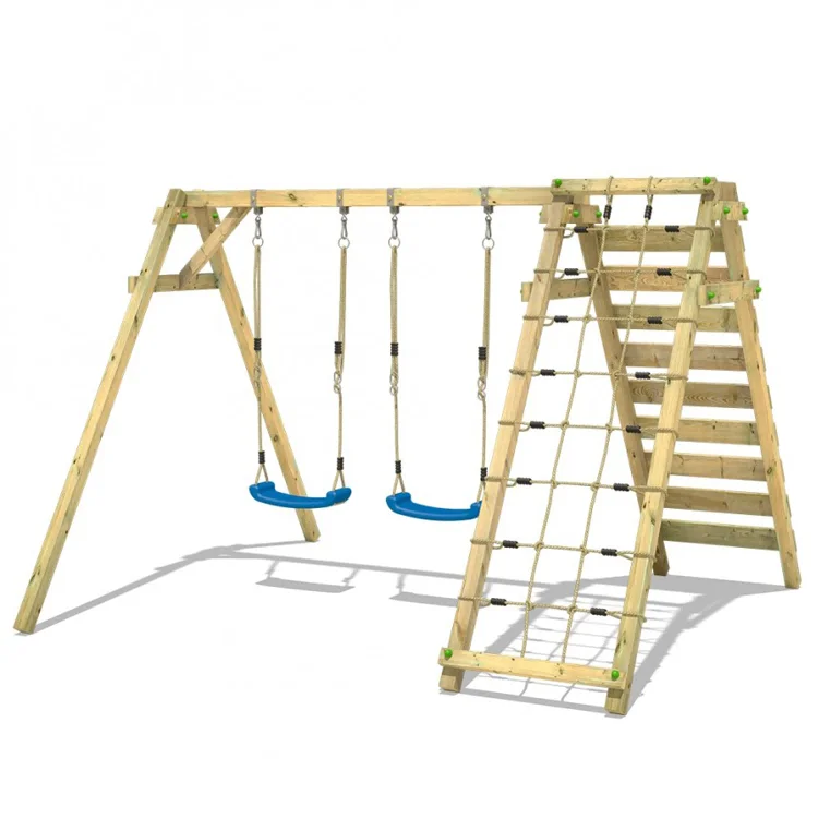 2026 Buiten houten kleine spee - Kids Outdoor Swing Set With Slide recensie en prijs