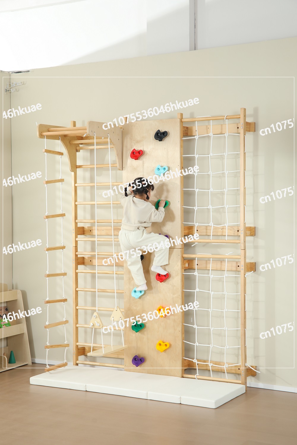 Op voorraad kinderklimrek – ma - Kids Outdoor Wooden Climbing Frame recensie en prijs